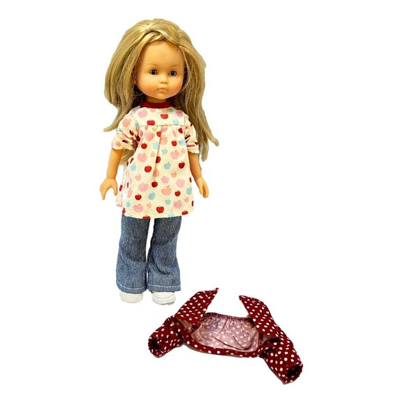 Corolle Doll Les Cheries 13 inch  Rare Model Apple Top Vintage Doll 2001 - Picture 6 of 10